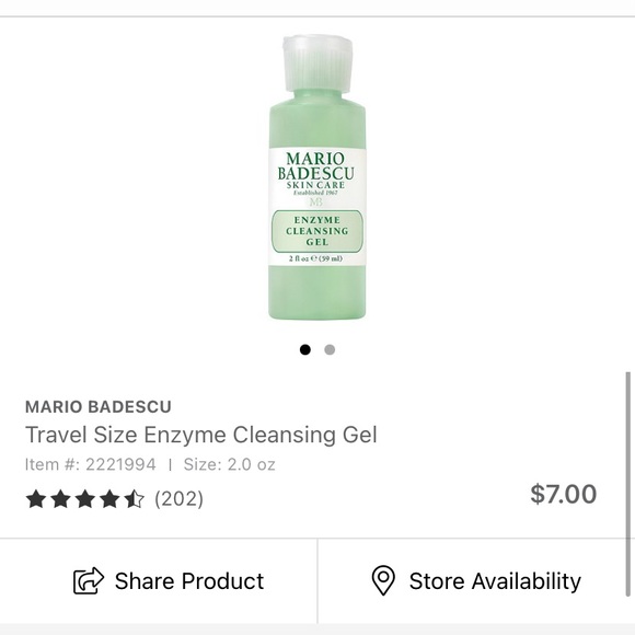 NWT Mario Badescu Cleanser, Mist, & Bag Bundle Set - Picture 12 of 13